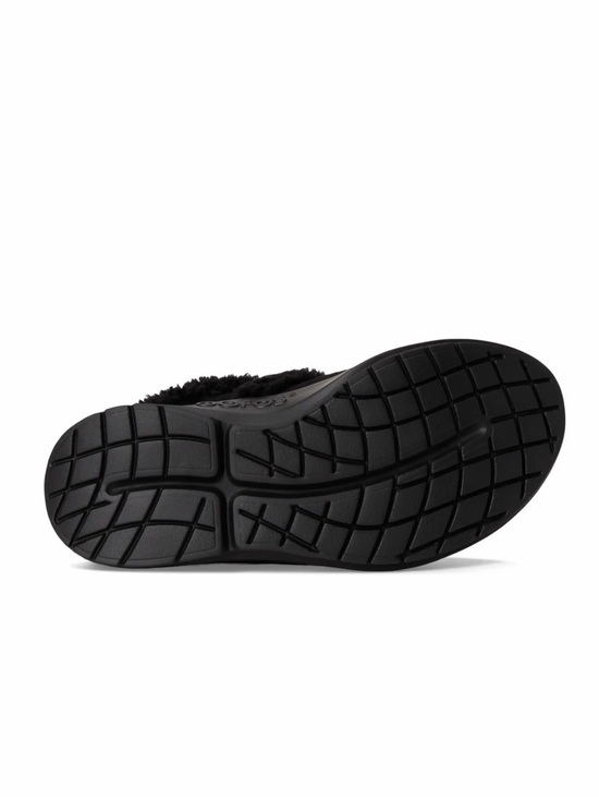 OOFOS OOcoozie Mule Black Mens 11.5 Slip On Comfort Recovery Shoes Casual Lounge